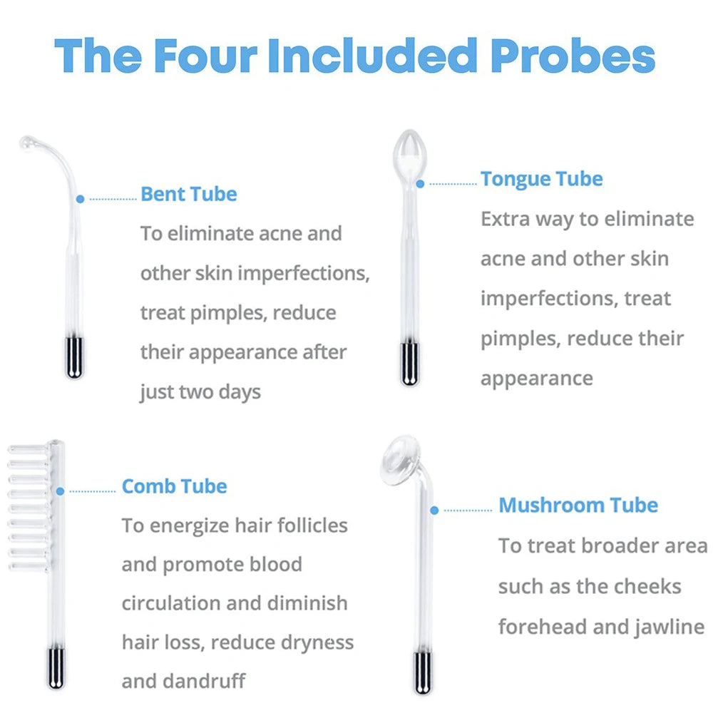 AOKO 4 In 1 High Frequency Facial Wand For Rejuvenation