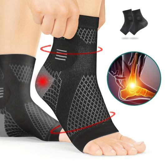 Ankle Compression Socks Open Toe With Arch Support Neuropathy
