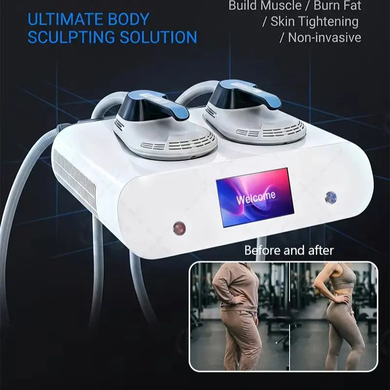 6500W 200Hz EMS RF Body Sculptor Dual Handle Device