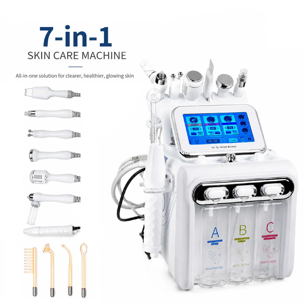 Amilibeauty 7 In 1 Hydro Facial Machine With High Frequency