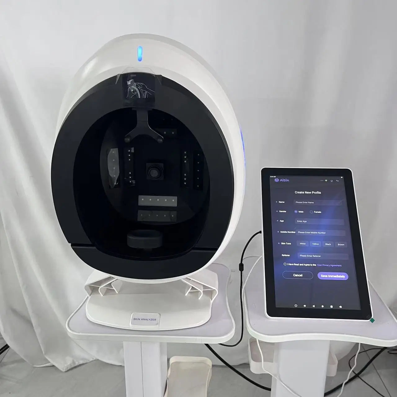 AISIA Q1 3D AI Facial Skin Analyzer Skin Problem Diagnosis