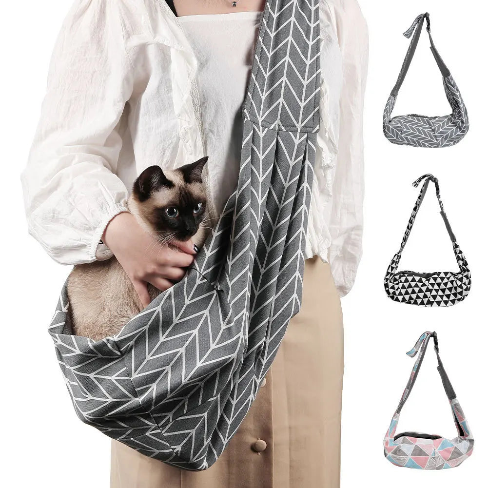 Comfortable Pet Harness Carrier Sling For Cats And Small Dogs