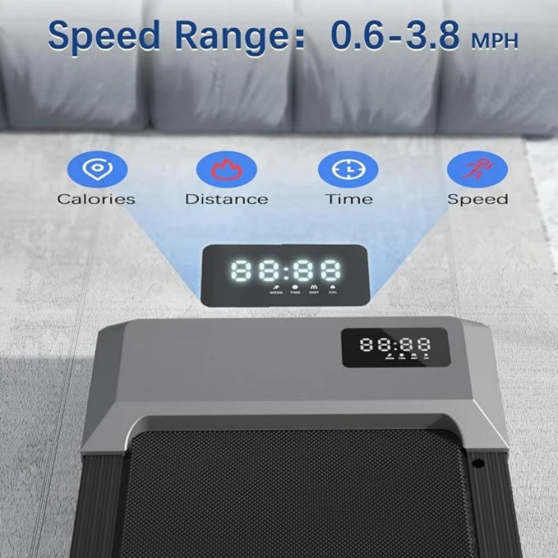 Superun 2.5HP Treadmill 300lbs Capacity 2in1 Walking Running