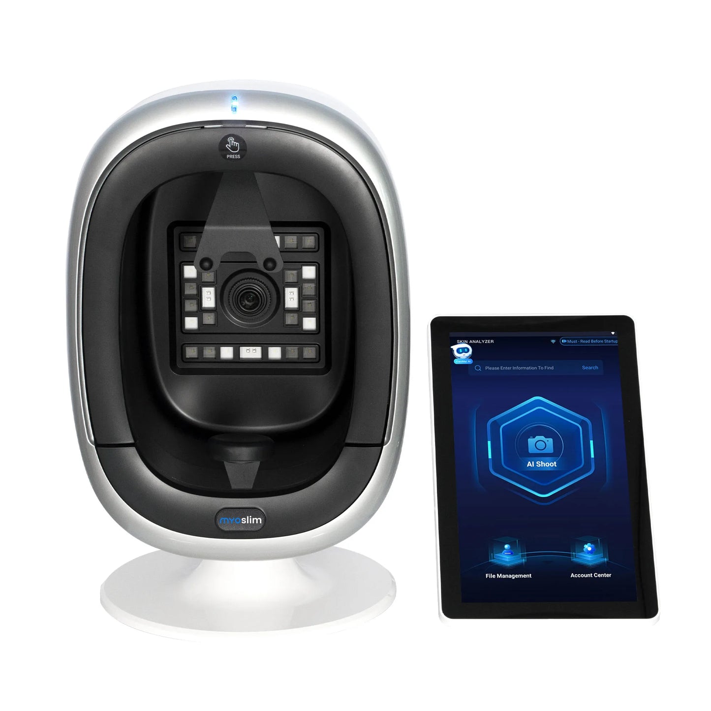 MYOSLIM AI 3D Facial Analyzer And Skin Diagnosis Scanner