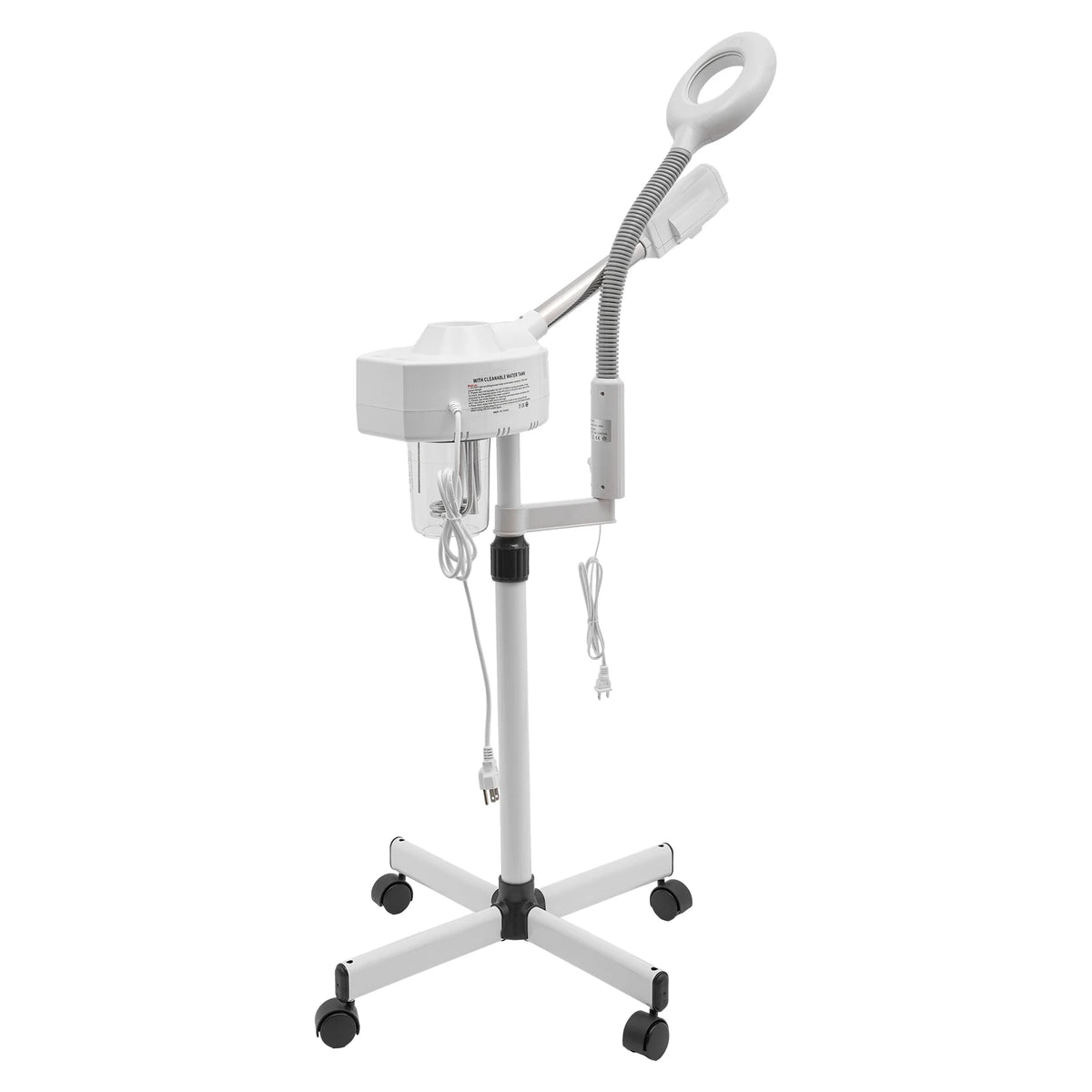 Bymaocar Professional Ionic Facial Steamer With Magnifying Lamp