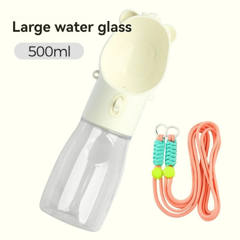 Leakproof Portable Dog Water Bottle With Bowl Travel