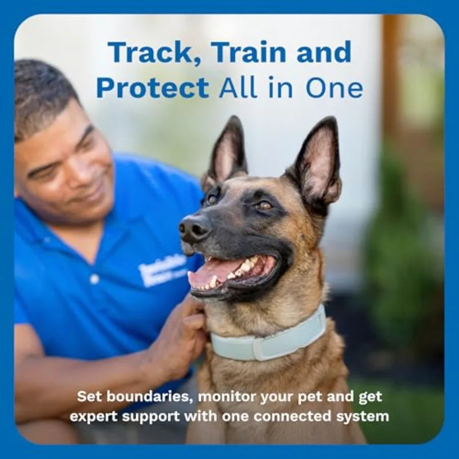 Wireless GPS Dog Fence Tracking Collar Waterproof App Controlled