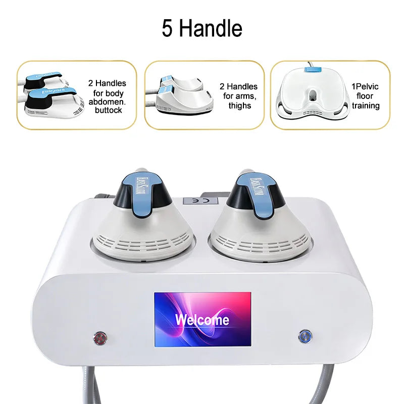 6500W 200Hz EMS RF Body Sculptor Dual Handle Device