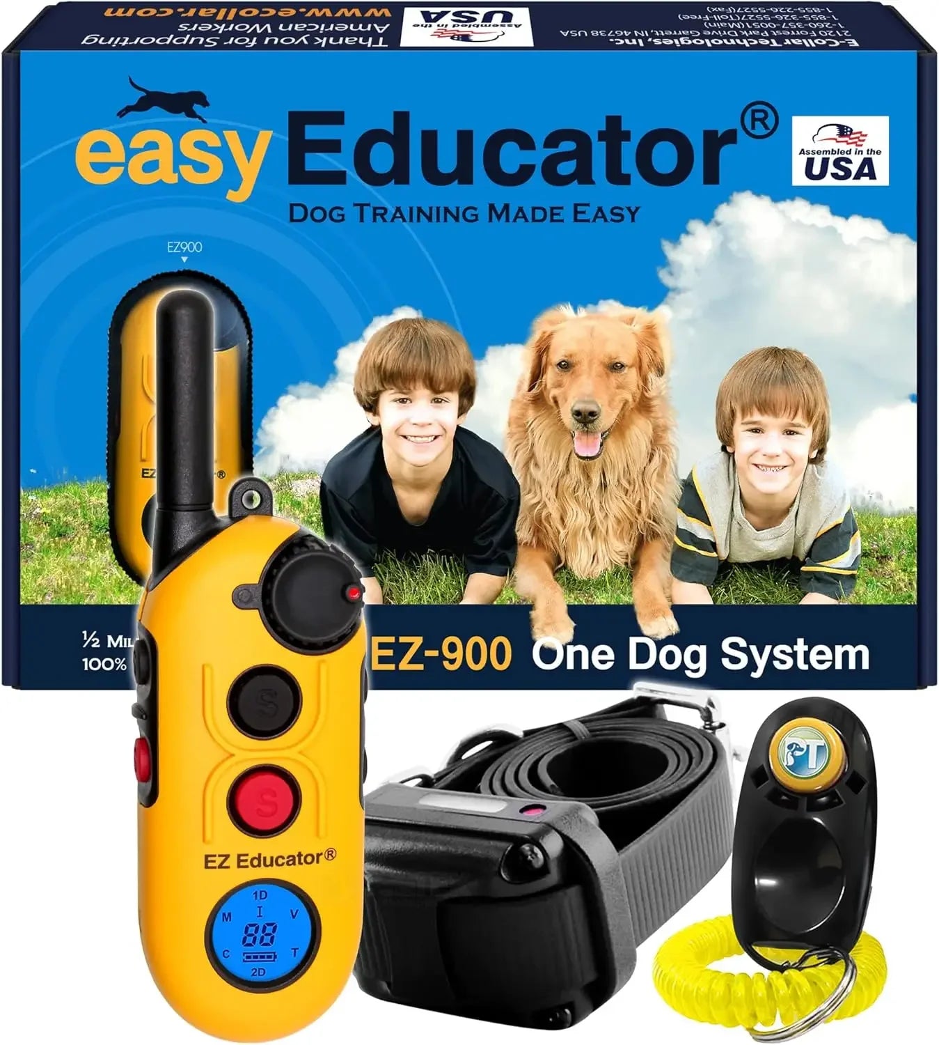EZ-900 E Collar For Dog Training With Remote 256 Levels
