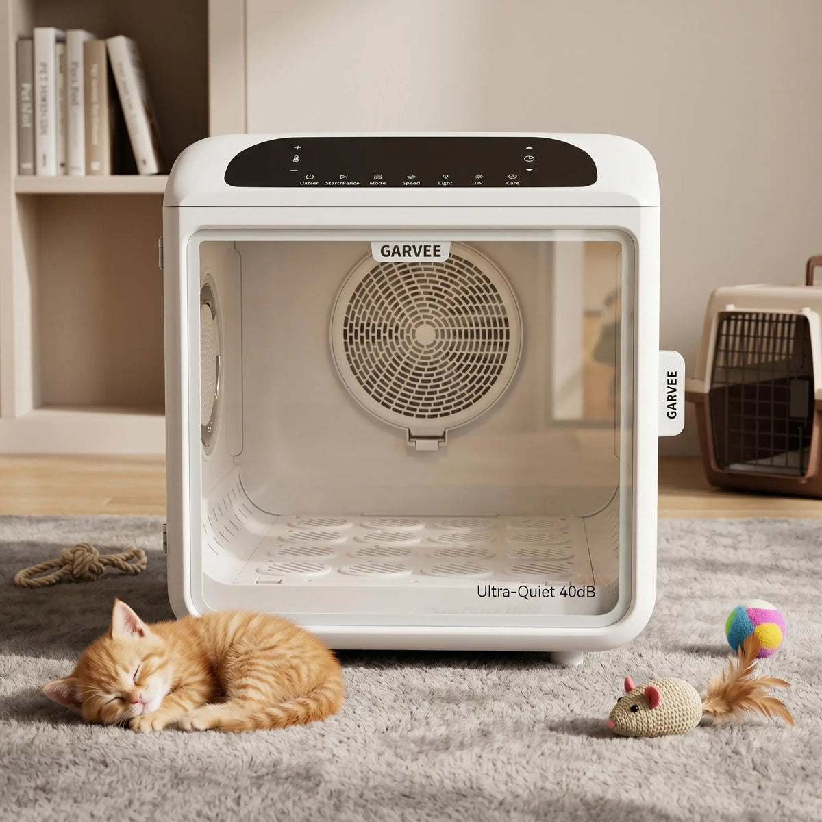 Quiet Pet Dryer Box With Smart Temperature Control And Airflow