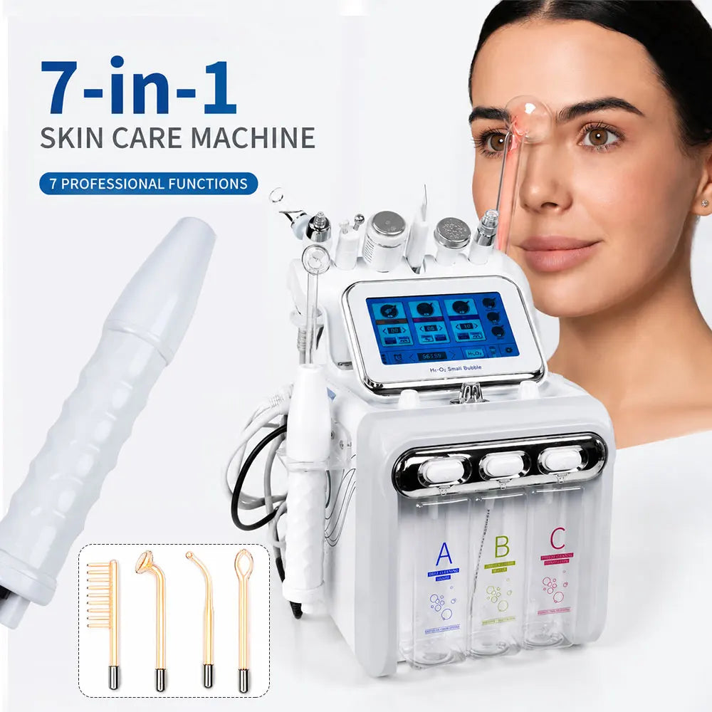 Amilibeauty 7 In 1 Hydro Facial Machine With High Frequency
