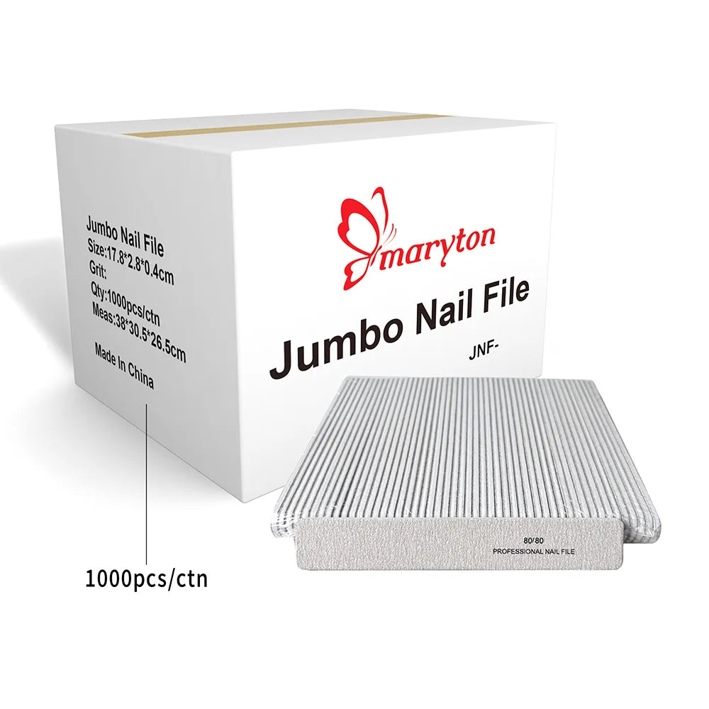 Maryton Jumbo Nail File For Manicure Pedicure Care 1000 Pieces