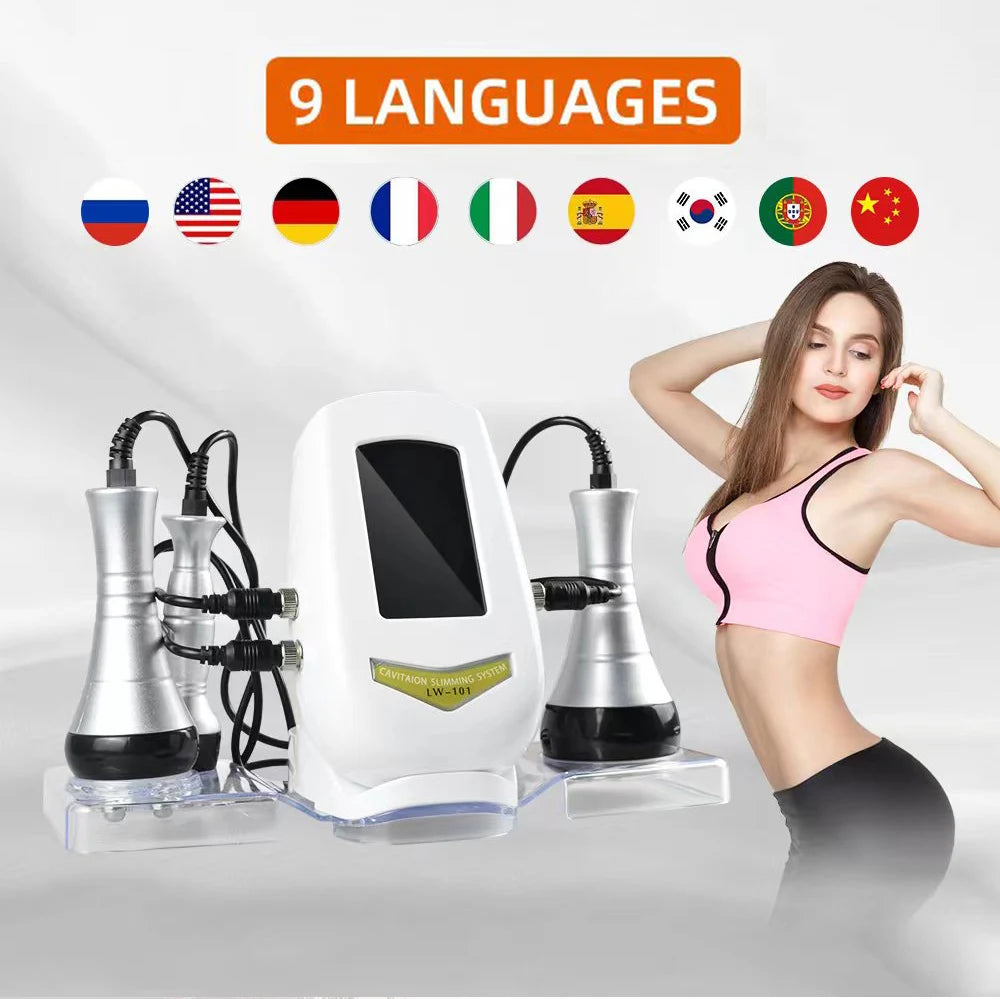 40K3-1 Beauty Slimming Massager Functional Equipment Facial Body Care Tools Give A Bottle Of Gel As A Gift