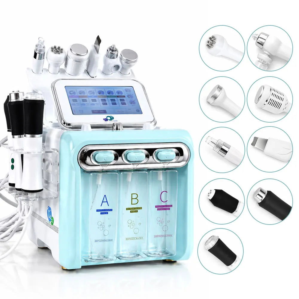 Amilibeauty 9 In 1 Hydra Oxygen Facial Skin Care Machine