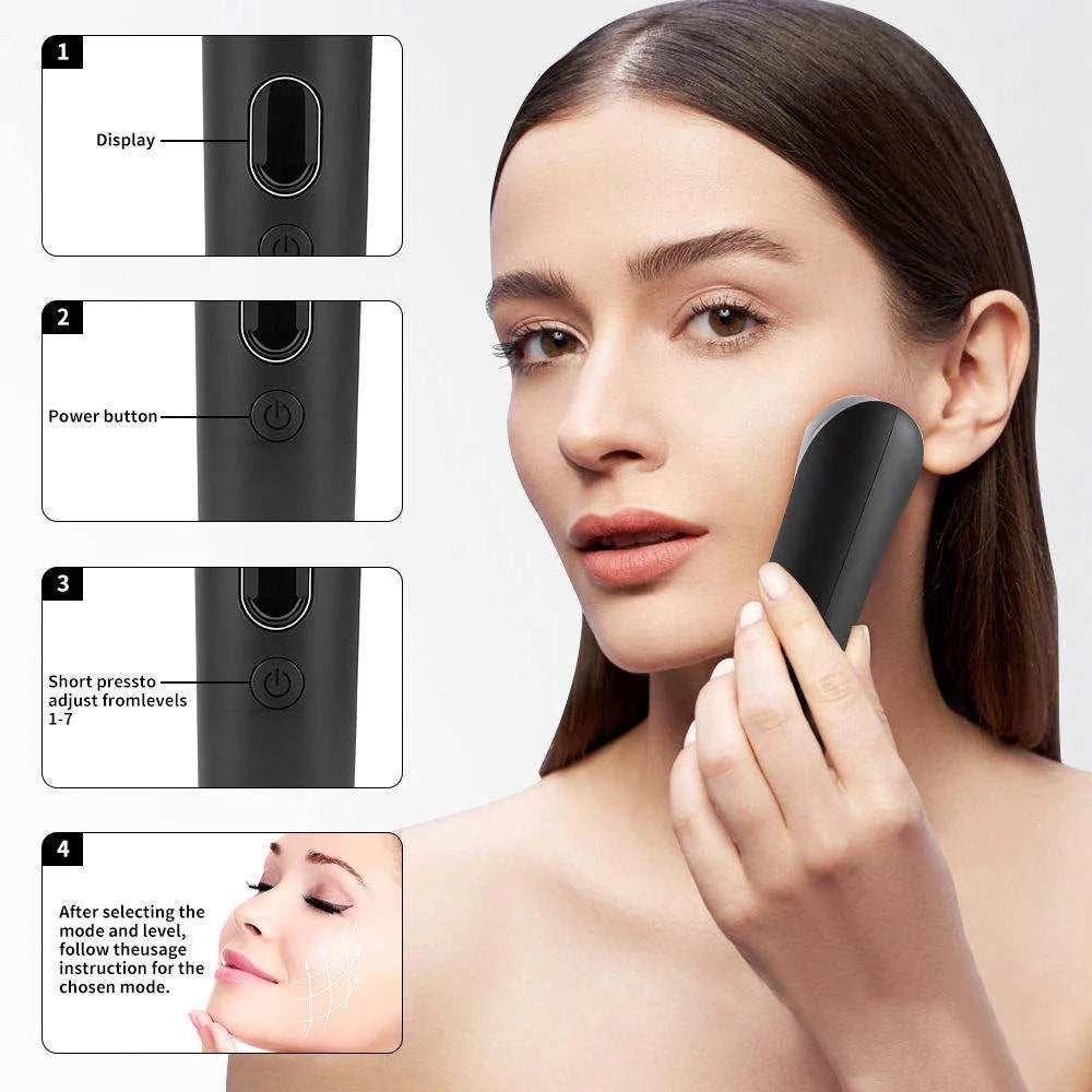Facial EMS Microcurrent Skin Lifting Massager Beauty Device