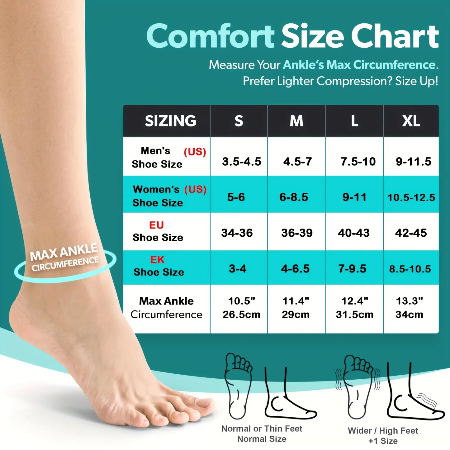 Ankle Compression Socks Open Toe With Arch Support Neuropathy