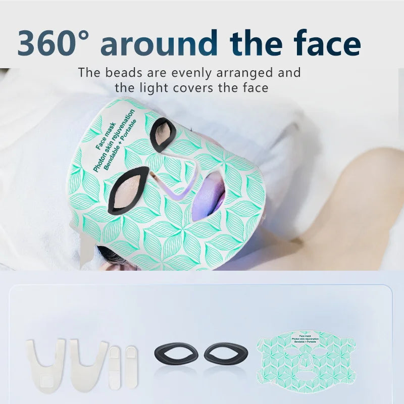 UBilli 850nm Near Infrared LED Facial Mask For Anti Aging Rejuvenation