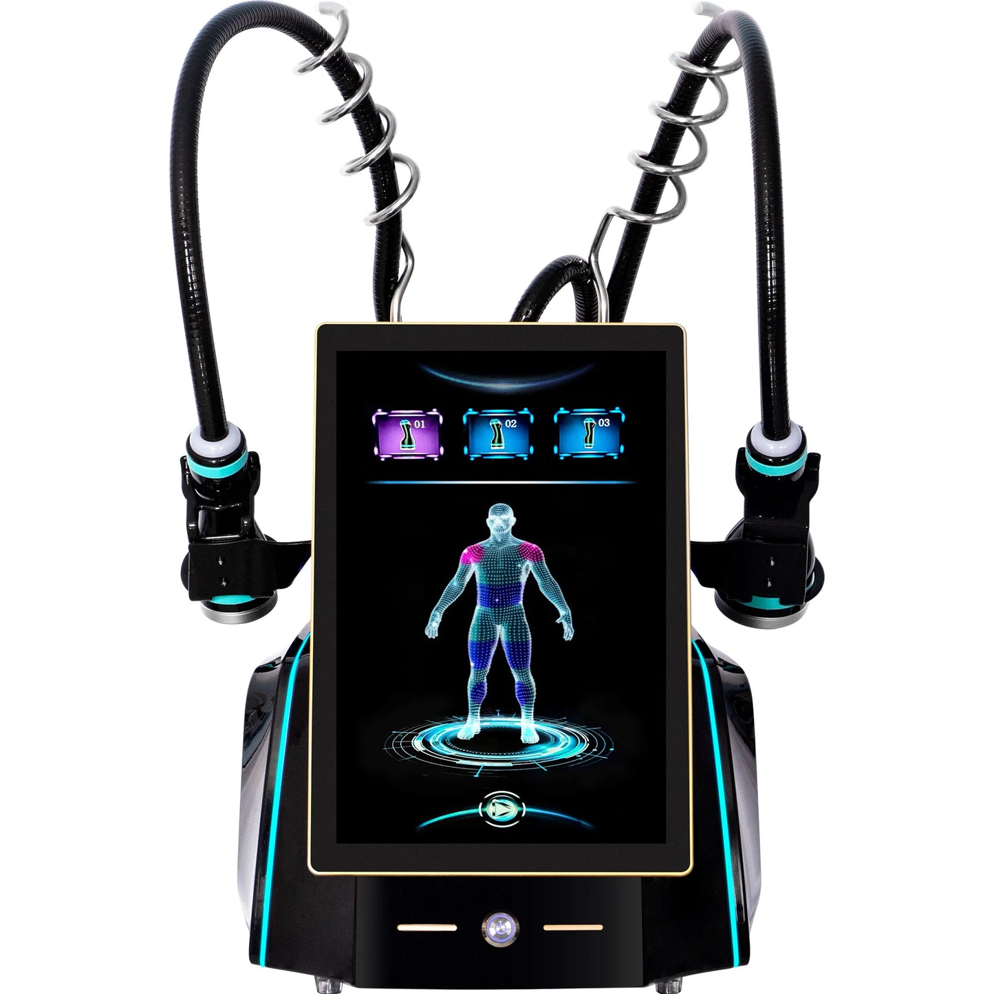 MYOSLIM 3 In 1 Non Invasive Ice Microwave Massage Slimming Machine Fat Reduction