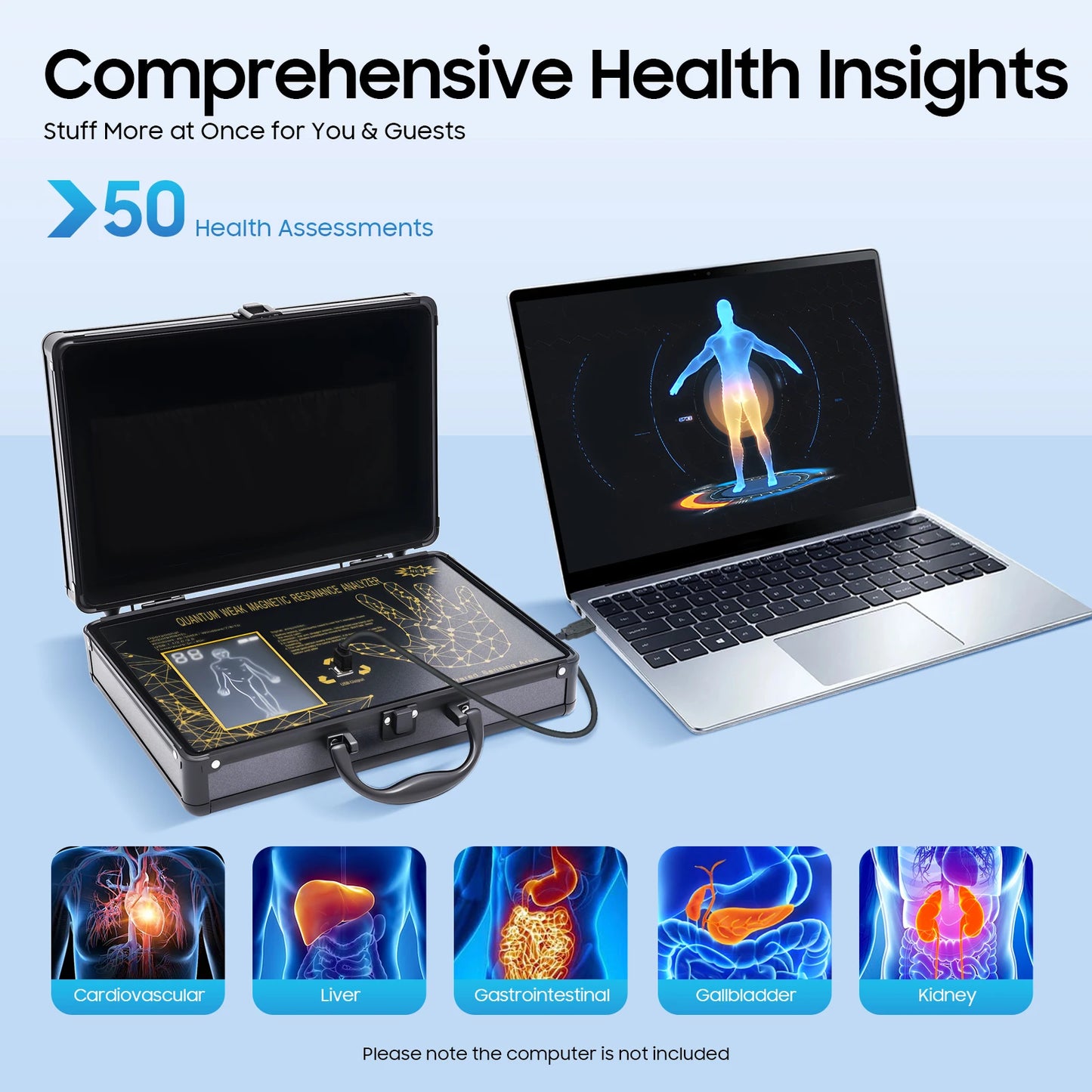 Bymaocar Quantum Analyzer Quantum Resonance Magnetic Scanner