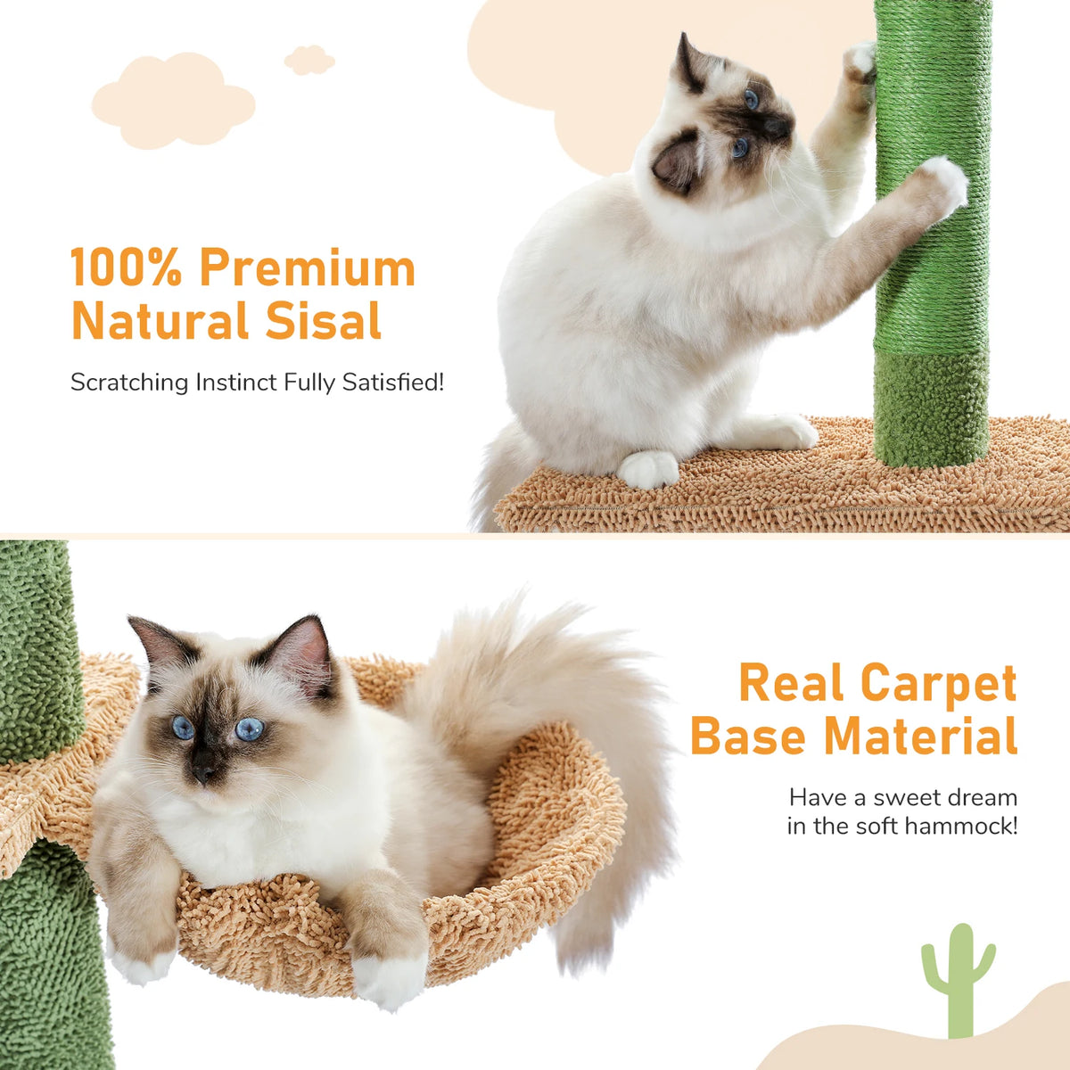 PAWZ Road Floor To Ceiling Cat Tower With Scratching Post