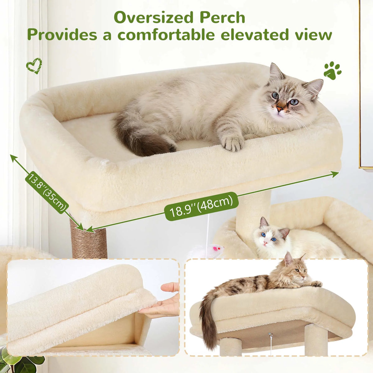 Globlazer Multi-Level Cat Tree With Hammocks And Condos