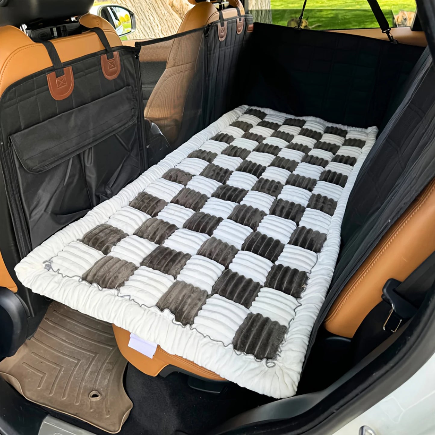 PETRAVEL Dog Bed Warm Mat Car Seat Cover Anti-Slip Cushion