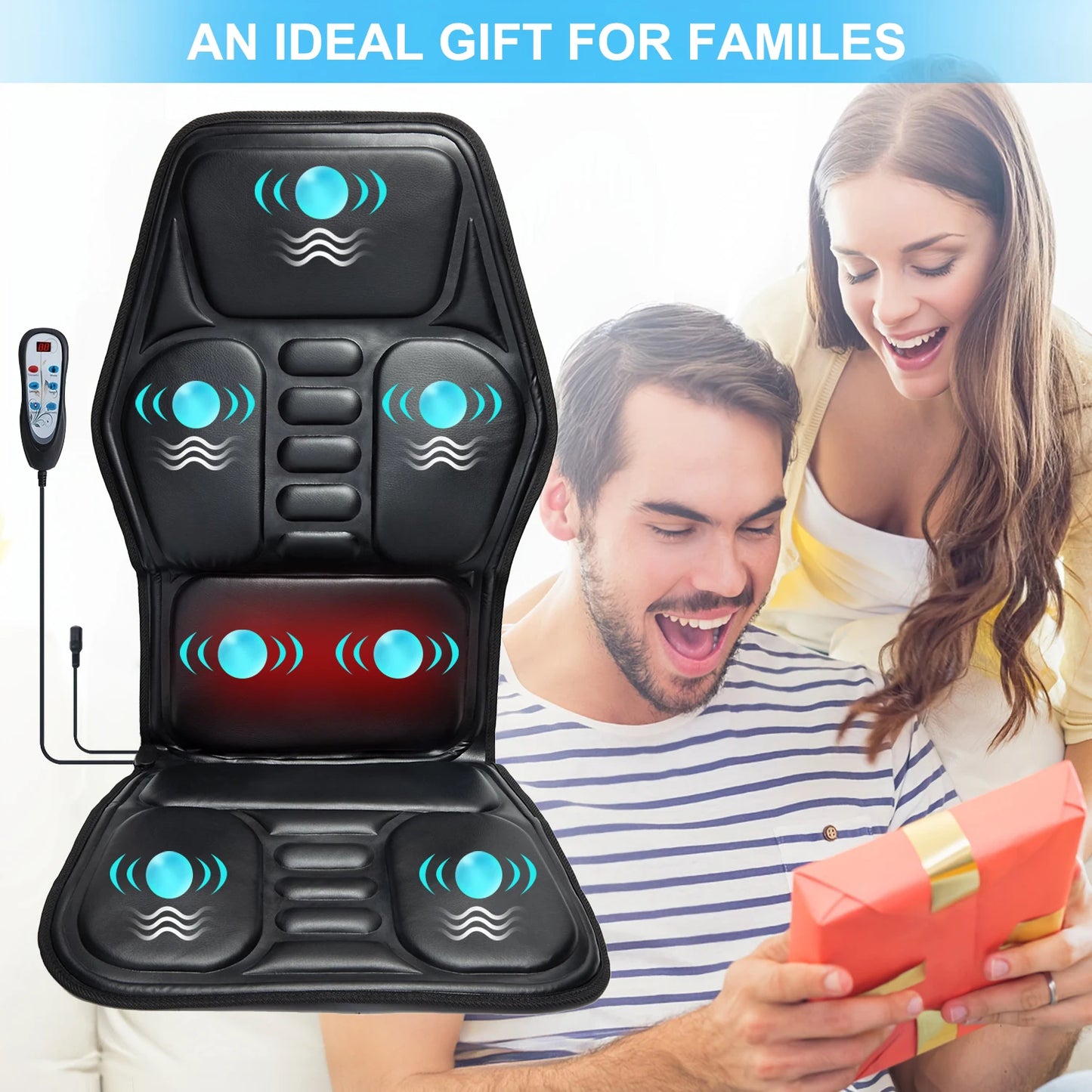 Homemassa Massage Chair Pad With Heat For Pain Relief Now
