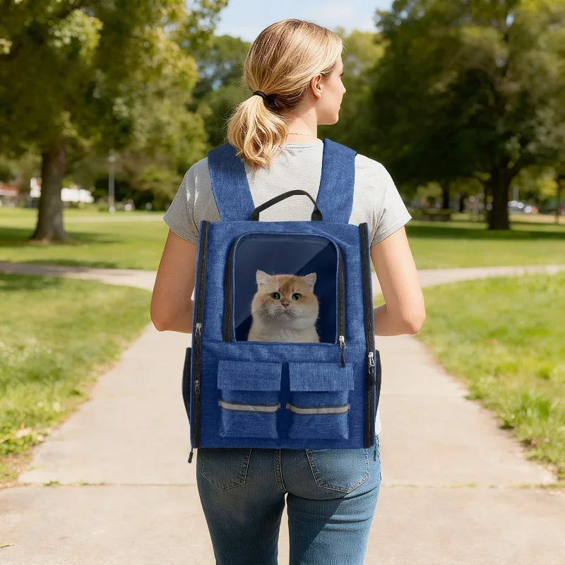 Rolling Pet Carrier With Telescopic Handle And Shoulder Strap