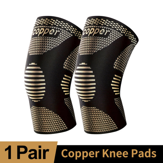 Copper Ion Knee Brace 2 Pack Basketball Sports Breathable