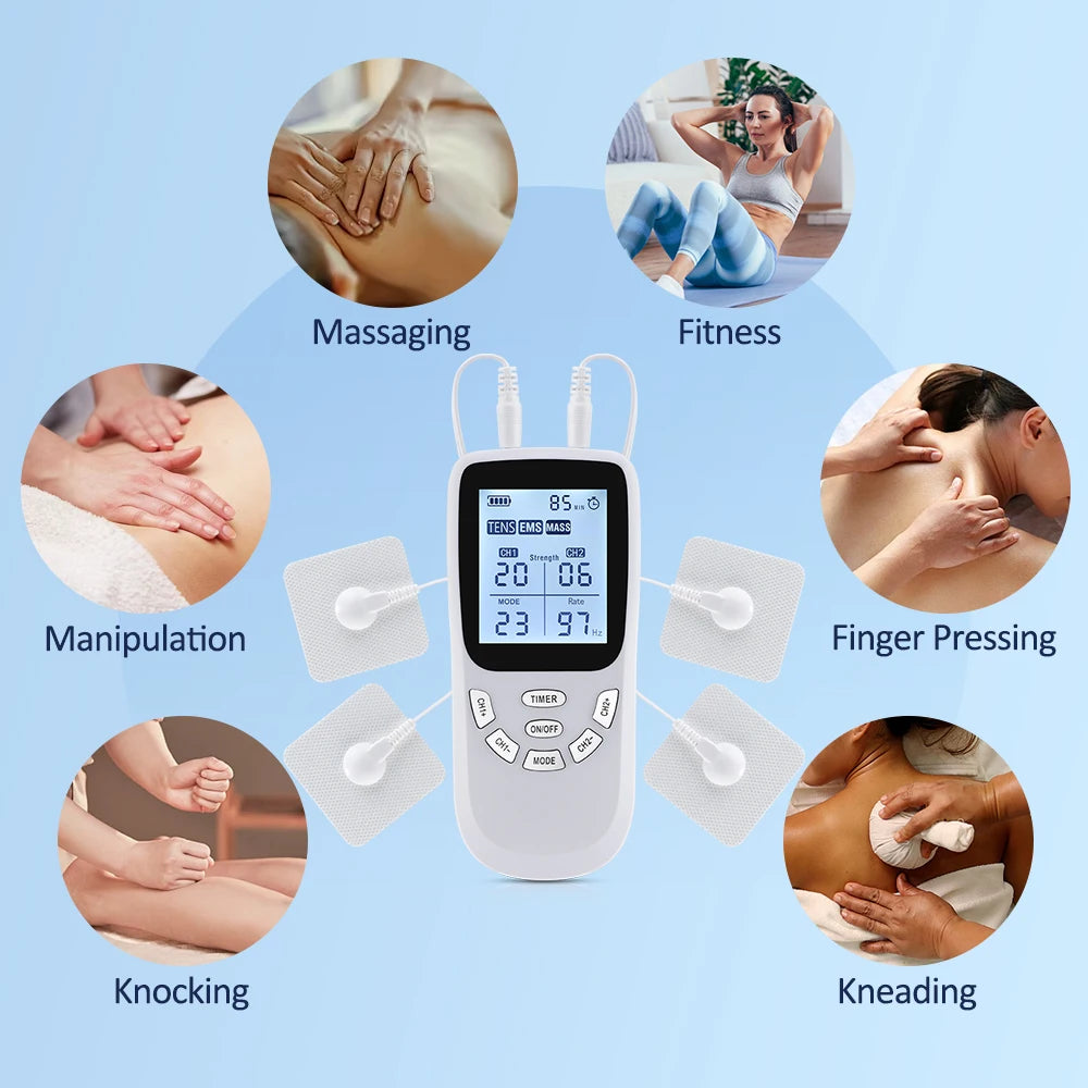 Electric Muscle Stimulator EMS TENS Device For Neck Massage