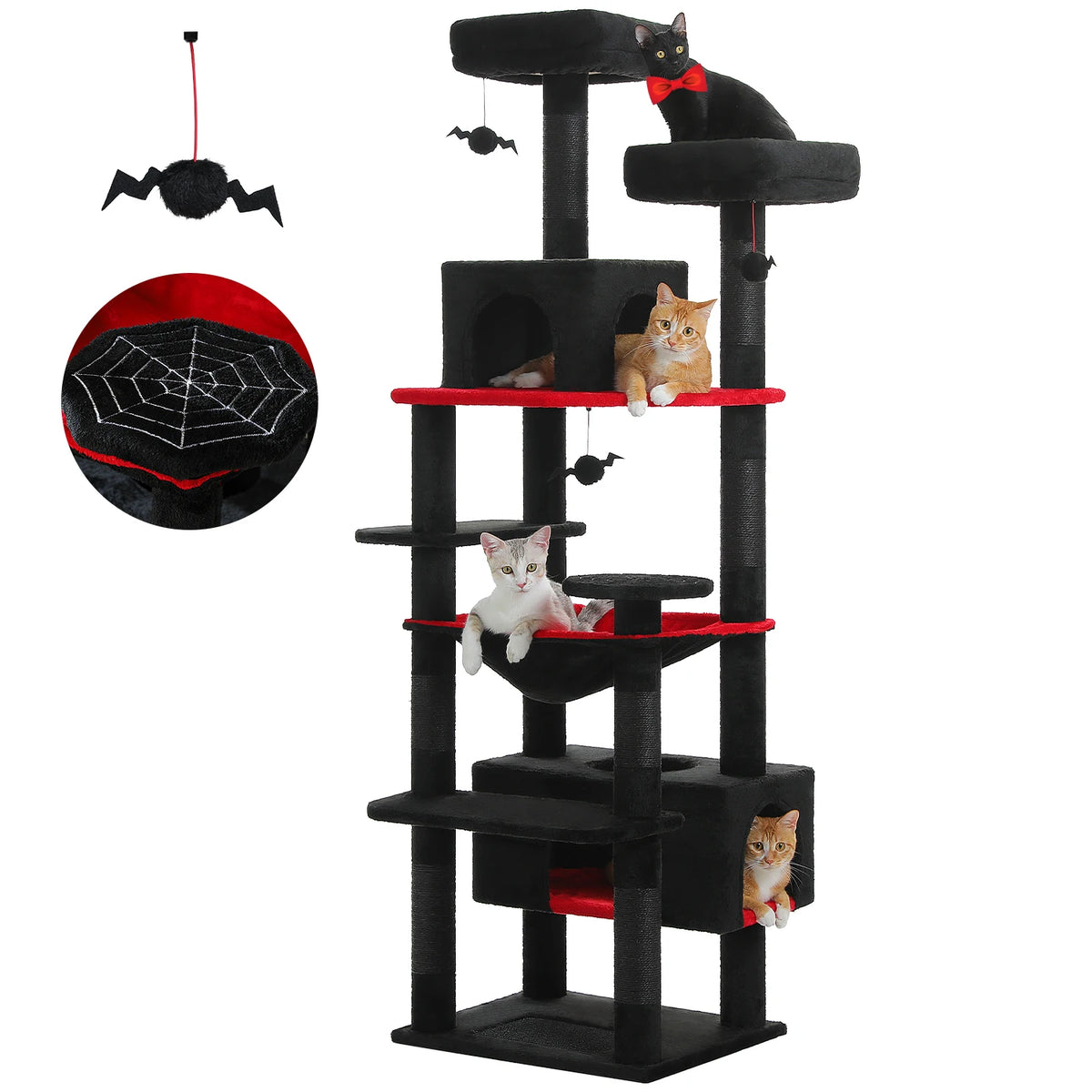 PAWZ Road Cat Tree With Scratching Posts Hammocks And Condos