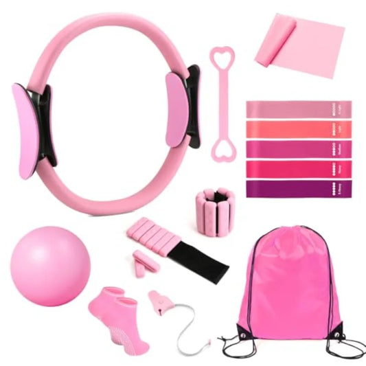 Yao Hui Huang Home Pilates Kit Ring and Resistance Bands