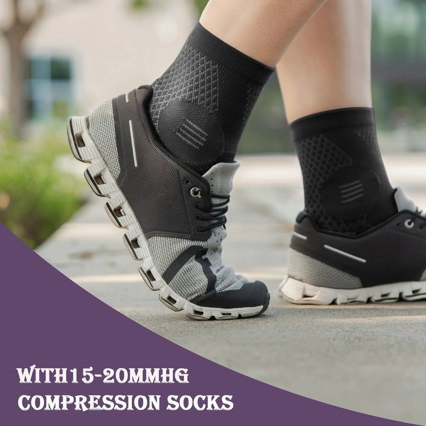 Ankle Compression Socks Open Toe With Arch Support Neuropathy