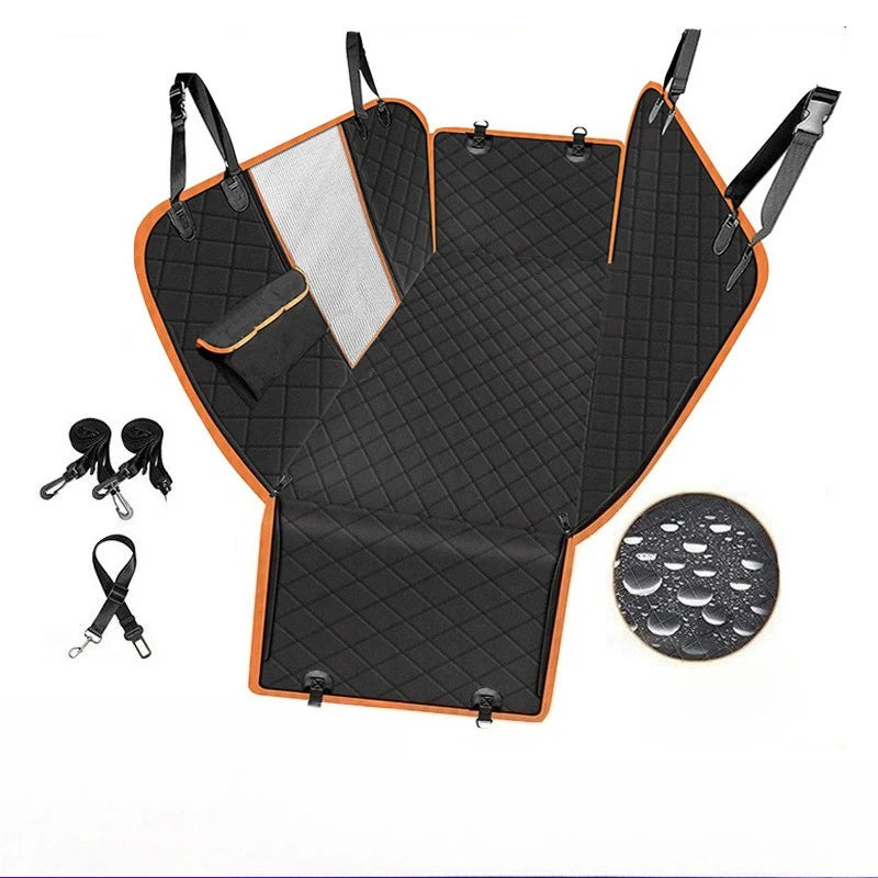 Dog Car Back Seat Cover Waterproof Quilted For SUV Travel