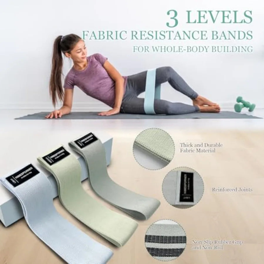 YAO HUI HUANG Pilates Kit With Resistance Bands Dumbbells