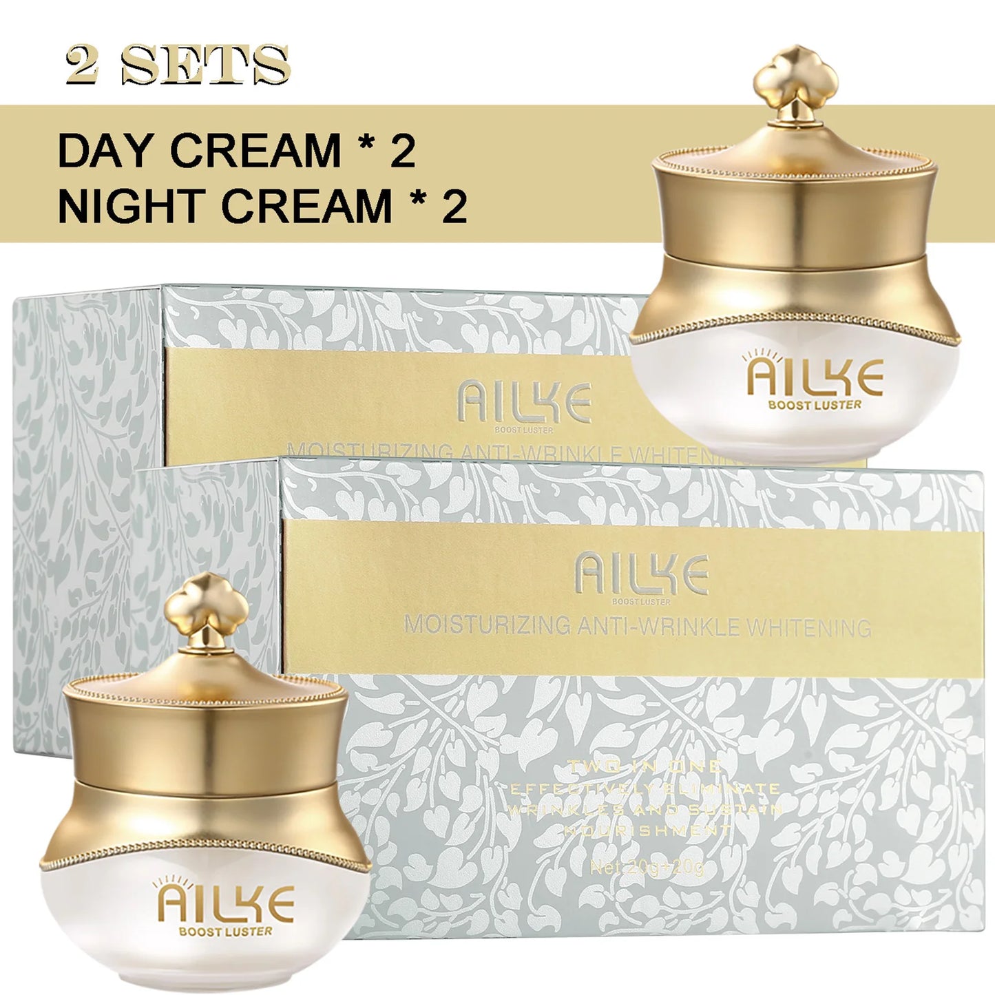 KYLIEFIT Whitening Anti Aging Cream Set With Collagen Hyaluronic Acid