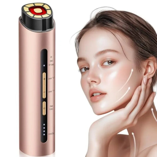 Microcurrent Facial Device Three Modes Red Light Therapy Face Neck