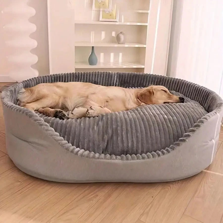 Machine Washable Cozy Pet Bed With Warm Mat For All Season Indoor Outdoor