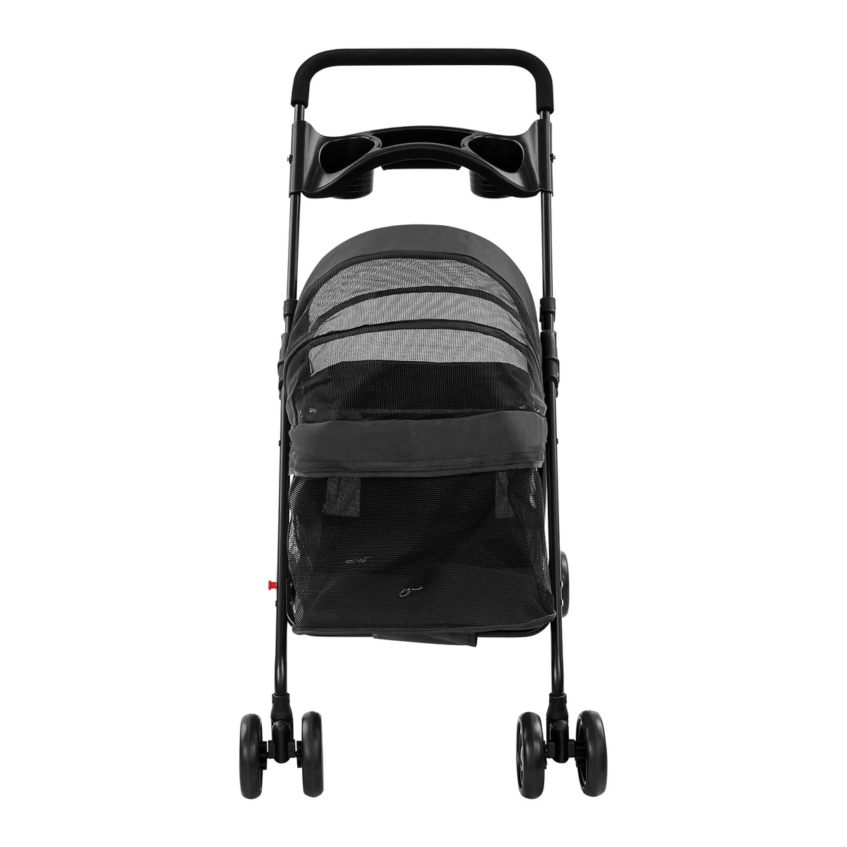 Bymaocar Foldable Pet Stroller Travel Cart For Dogs And Cats