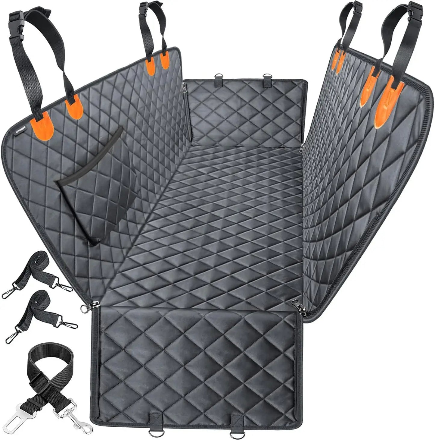 Dog Car Back Seat Cover Waterproof Quilted For SUV Travel
