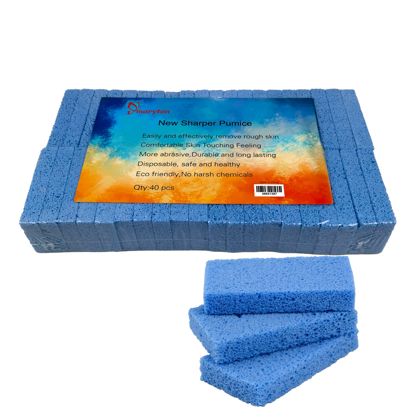 Maryton Mini Glass Pumice Pad For Foot Callus Removal Pedicure