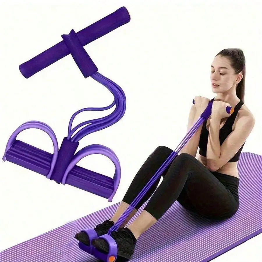 High Tension Resistance Bands With Comfortable Grip For Home Fitness