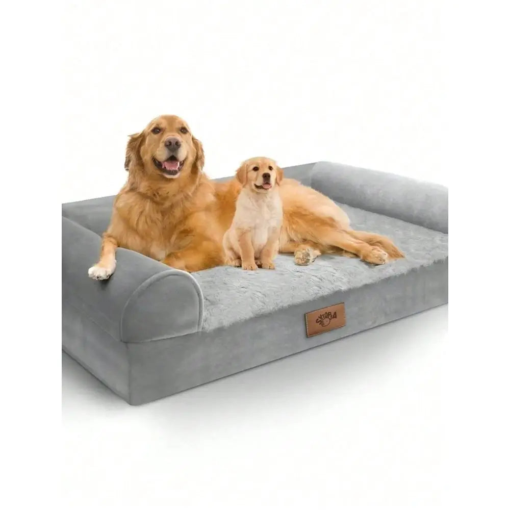 Waterproof Memory Foam Dog Bed With Sides Non Slip