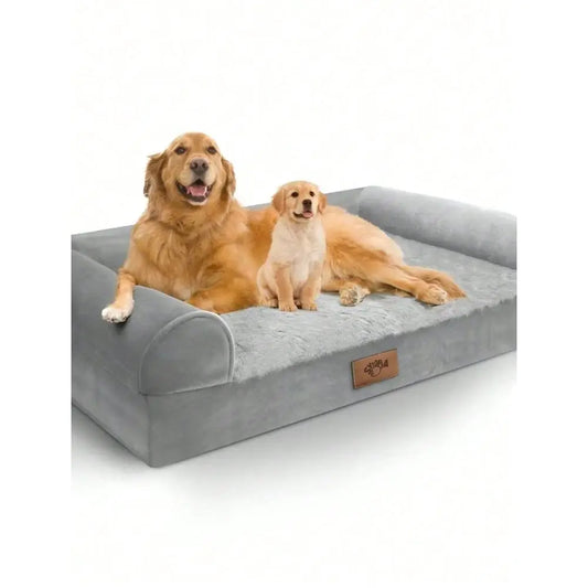 Waterproof Memory Foam Dog Bed With Sides Non Slip