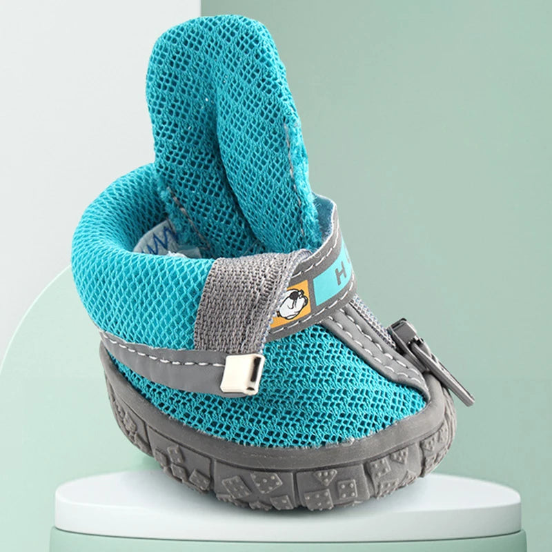 Hobbaggo Dog Shoes Non Slip Breathable Plush Paw Boots