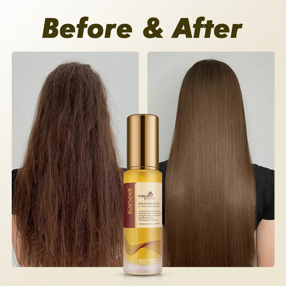 Karseell Moroccan Argan Oil Hair Serum for Dry Damaged Hair