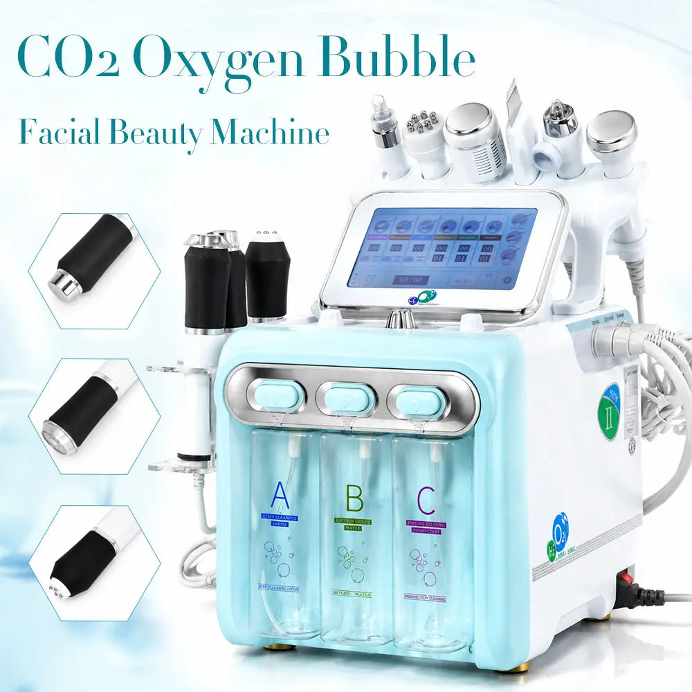 Amilibeauty 9 In 1 Hydra Oxygen Facial Skin Care Machine