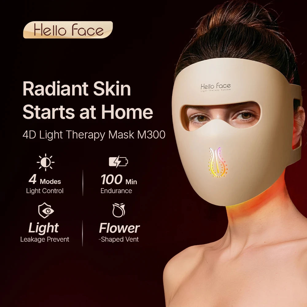 Hello Face M300 Mask 460 650 850nm Cordless LED Mask