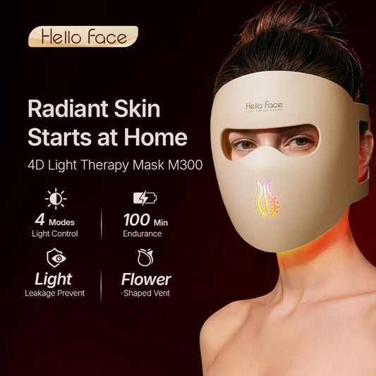Hello Face M300 Mask 460 650 850nm Cordless LED Mask