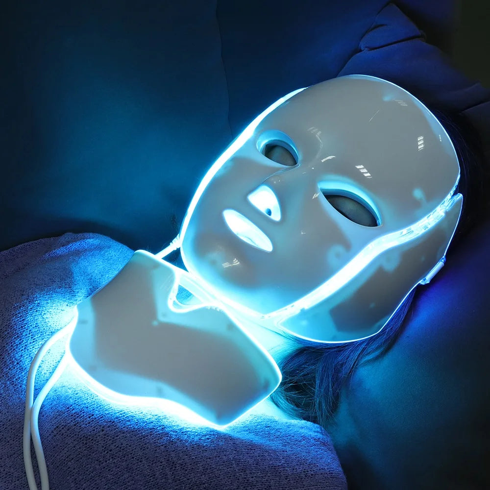 Iebilif LED Facial Mask for Face and Neck Anti Aging Rejuvenation